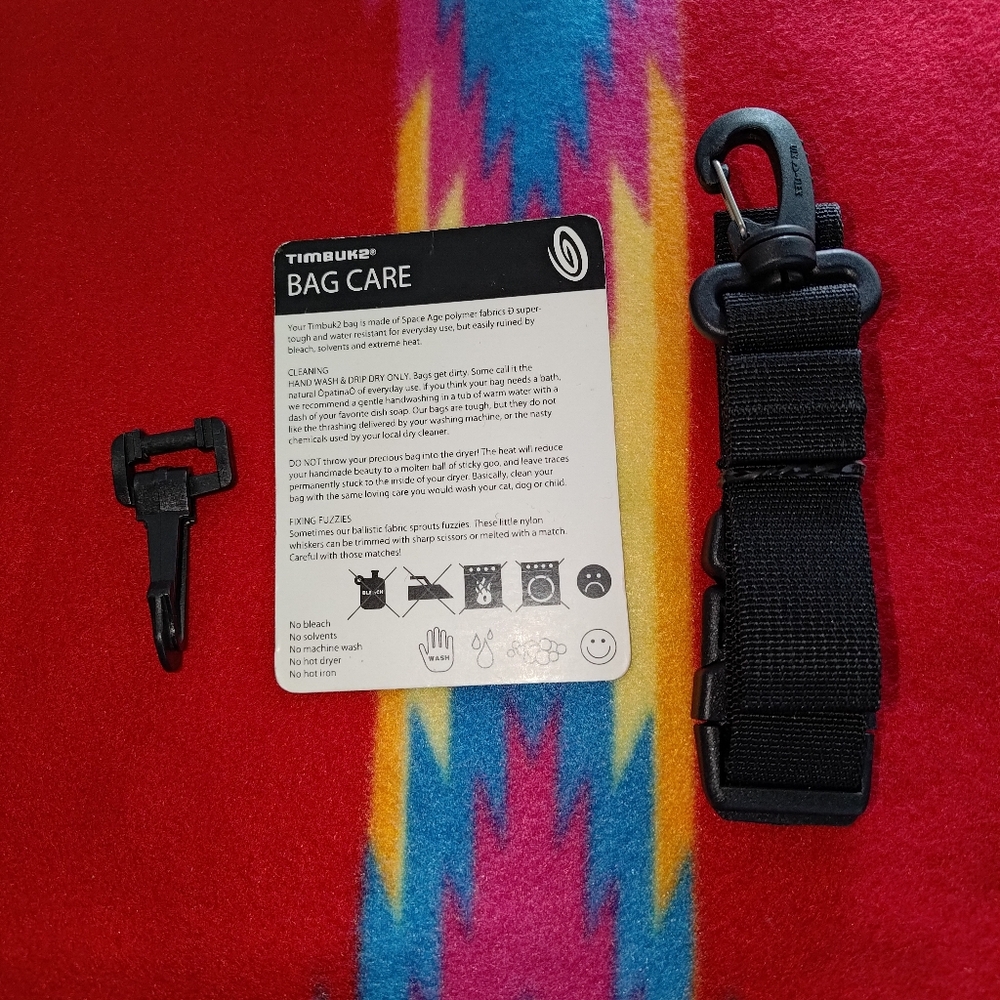 Timbuk2 Bag Care +  Cross Strap + Extra Clip
